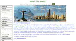 Desktop Screenshot of brazilvisaservice.com